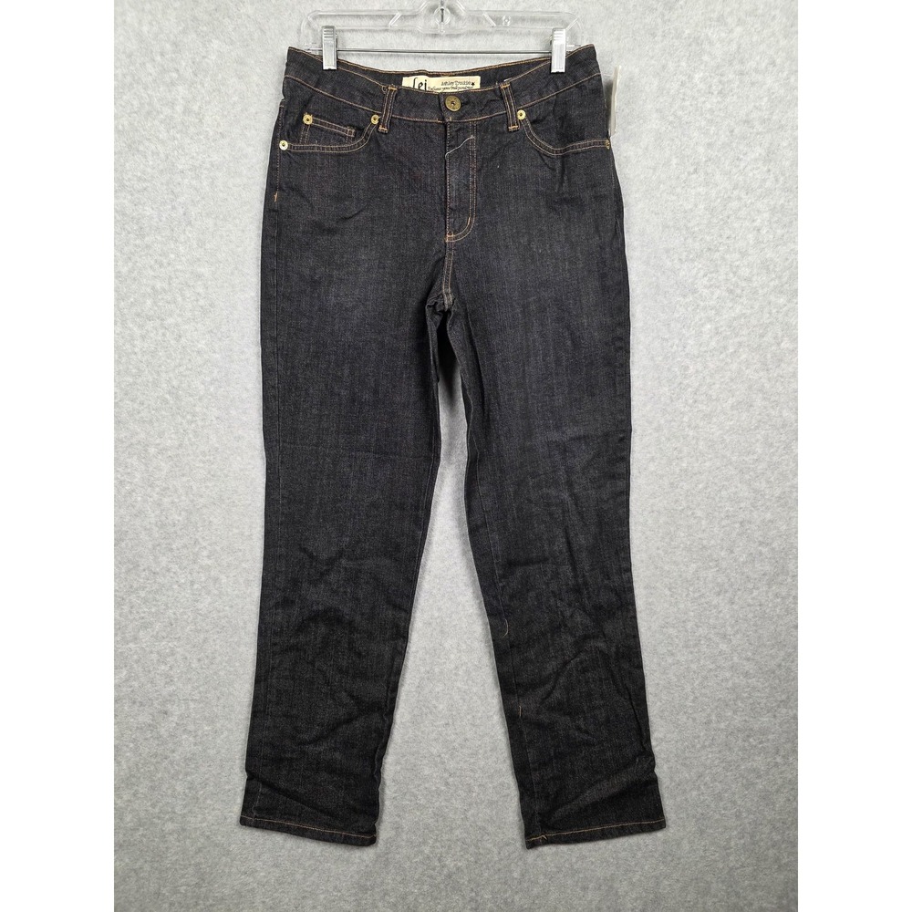Vintage LEI‎ Ashley Trouble Jeans Womens 12 Dark Wash Blue Stretch Denim Pants